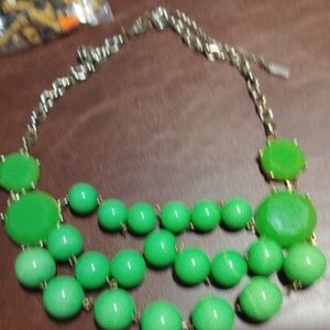 Elegant Green Beaded Necklace
